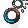 High Grade Vinyl AC Control Decal HVAC Button Sticker
