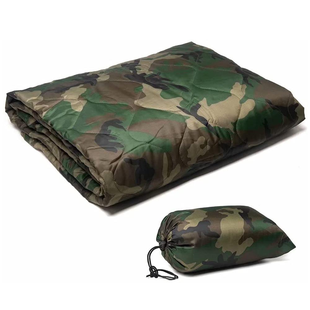 Kylebooker Camouflage Camping Blanket, Picnic Blanket, Outdoor Blanket, Beach Blanket- Puffy, Packable, Lightweight & Warm