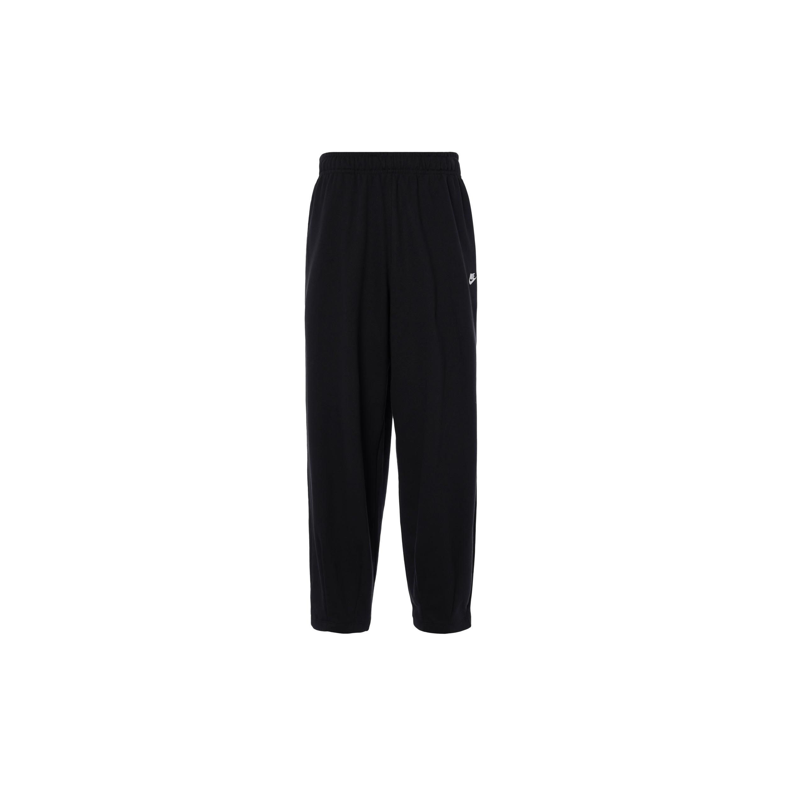 Nike Club Fleece Oversized French Terry Pants Asia Sizing Black White Men s HJ1823-010 XL