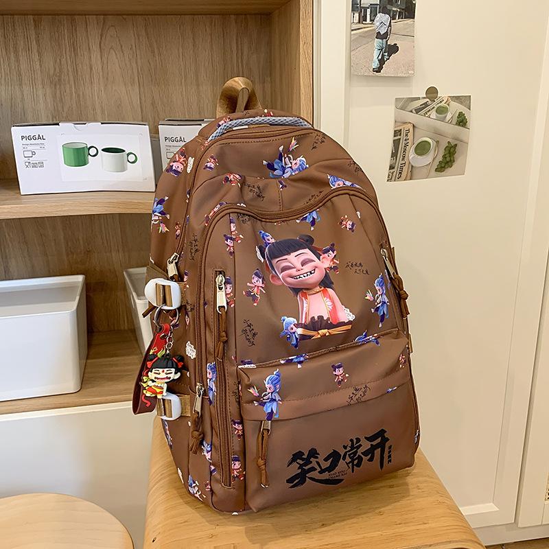 The Korean Version of the Schoolbag Is Versatile, High-value, Cute, Cartoon, and Light for Grades 3 To 6.