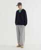 COVERNAT Wide C Logo Sweat Jogger Pants Melange Gray