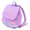 COLORFUL CANDY STYLE Backpack for Cute Polka Dots with Pink Perfect for First Includes Pocket Tissue Pouch Girls, Baby/Kids Backpack, (Purple Dots),