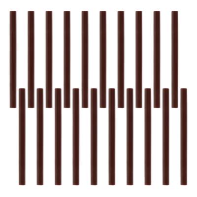 20Pcs Hot Melt Glue Sticks Durable Odor Free Multi Surface Bonding DIY Craft Accessories Small Light Easy Carry Coffee