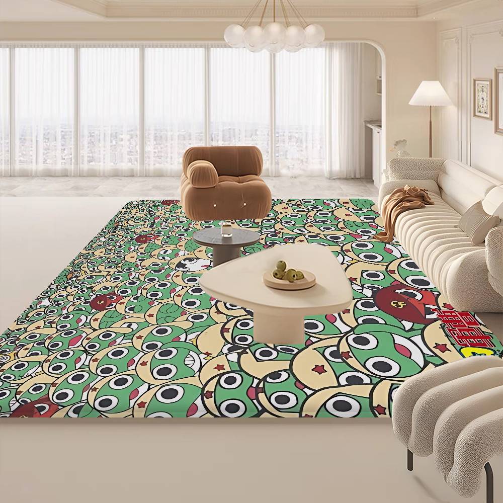 Cartoon Funny Keroro Gunsou Frog Kitchen Mat Kids Room Bedroom Decoration Balcony Anti-Slip Doormat Living Room Alfombra