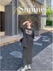 Women's 2025 Spring Fashion: Casual Letter Print T-Shirt & High Waist Skirt Two-Piece Set