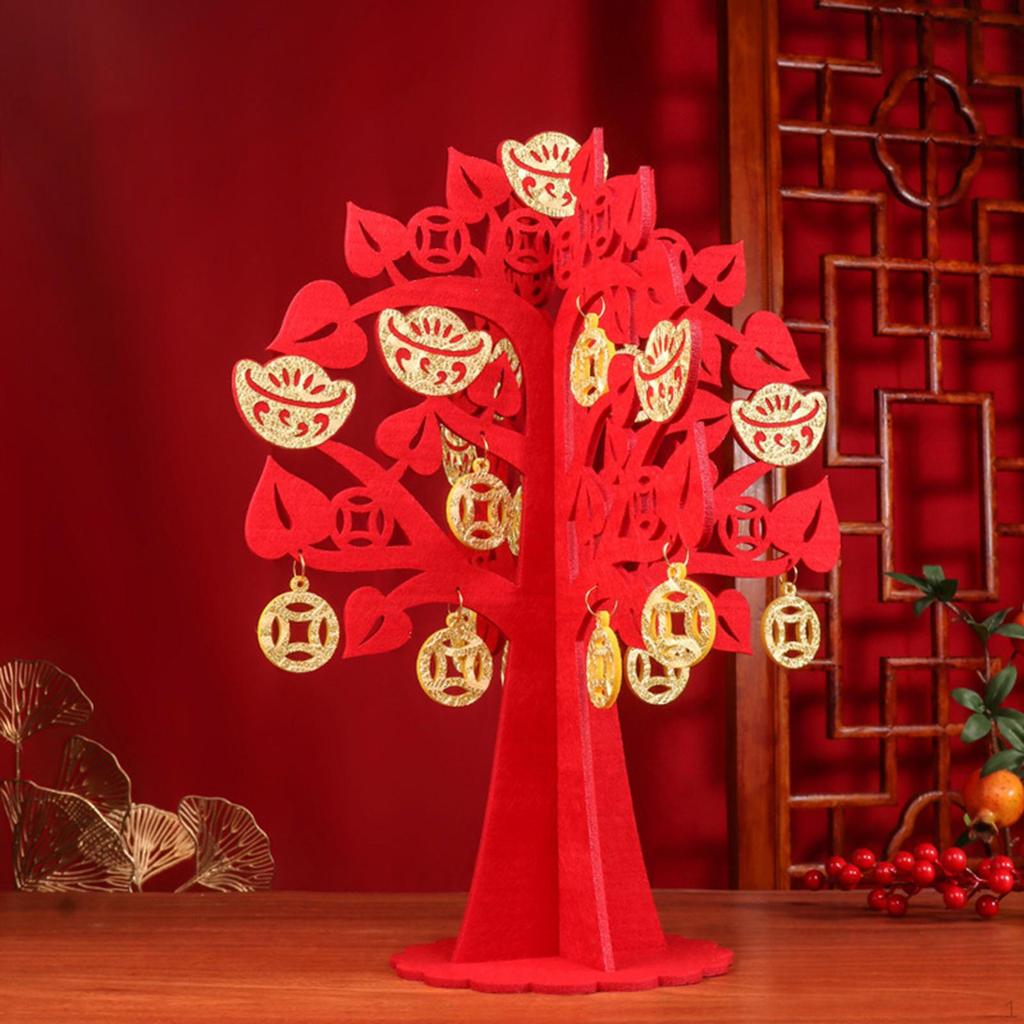 Chinese Year Money Desktop Ornament Traditional Wealth DIY for Home Indoor Decoration