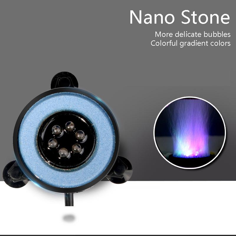 

Аквариумный светильник с изменяющимся цветом светодиодный воздушный светильник для аквариума с воздушными пузырьками 6 шт. лампа для производства кислорода для аквариума Прямая поставка EU Plug