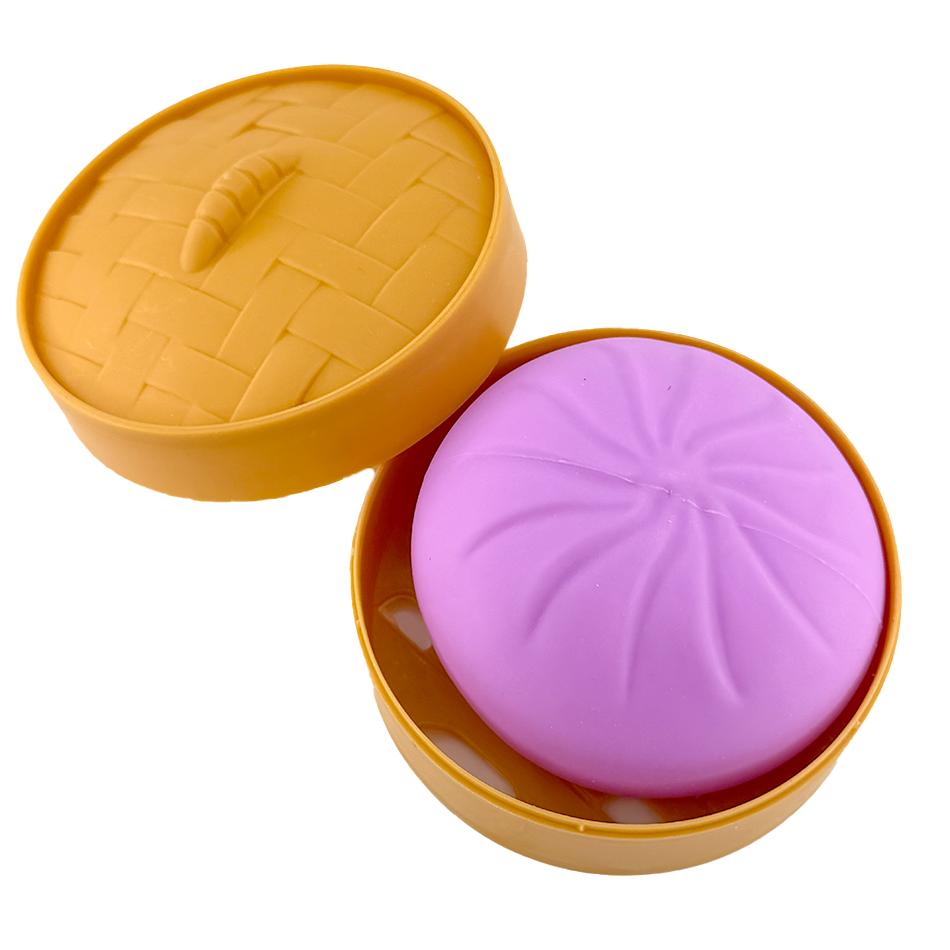 Kawaii Squeeze Toys Dumpling Mystery Box: Random Color Cute Expression Squishy Toy, Maltose Texture Slow Rising Stress Ball Gift
