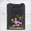 Vintage Washed Wacky Doll Meme Shirt, Surreal Doll Face Tee, Ironic Statement Shirt, Meme Shirt For Women Washed T-shirt