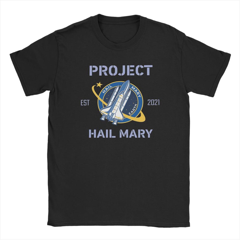 Amaze Robot Project Hail Mary Sci Fi Space Tshirt Unisex Unisex Cotton Tees Round Collar Short Sleeve T Shirts Plus Size Clothing