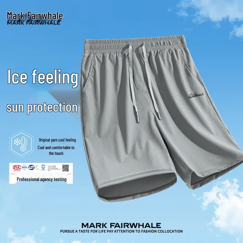 MARK FAIRWHALE Men s Ice Silk UPF50+ Sun Protection Casual Shorts L