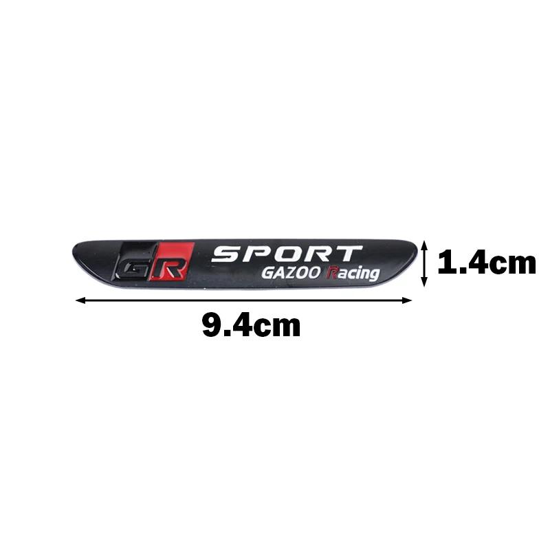 RE02OTOKIT For Toyota GR Sport Gazoo Racing Logo Side Fender Emblem Rear Trunk Badge Sticker Corolla Camry Sienna Prius RAV4 CHR