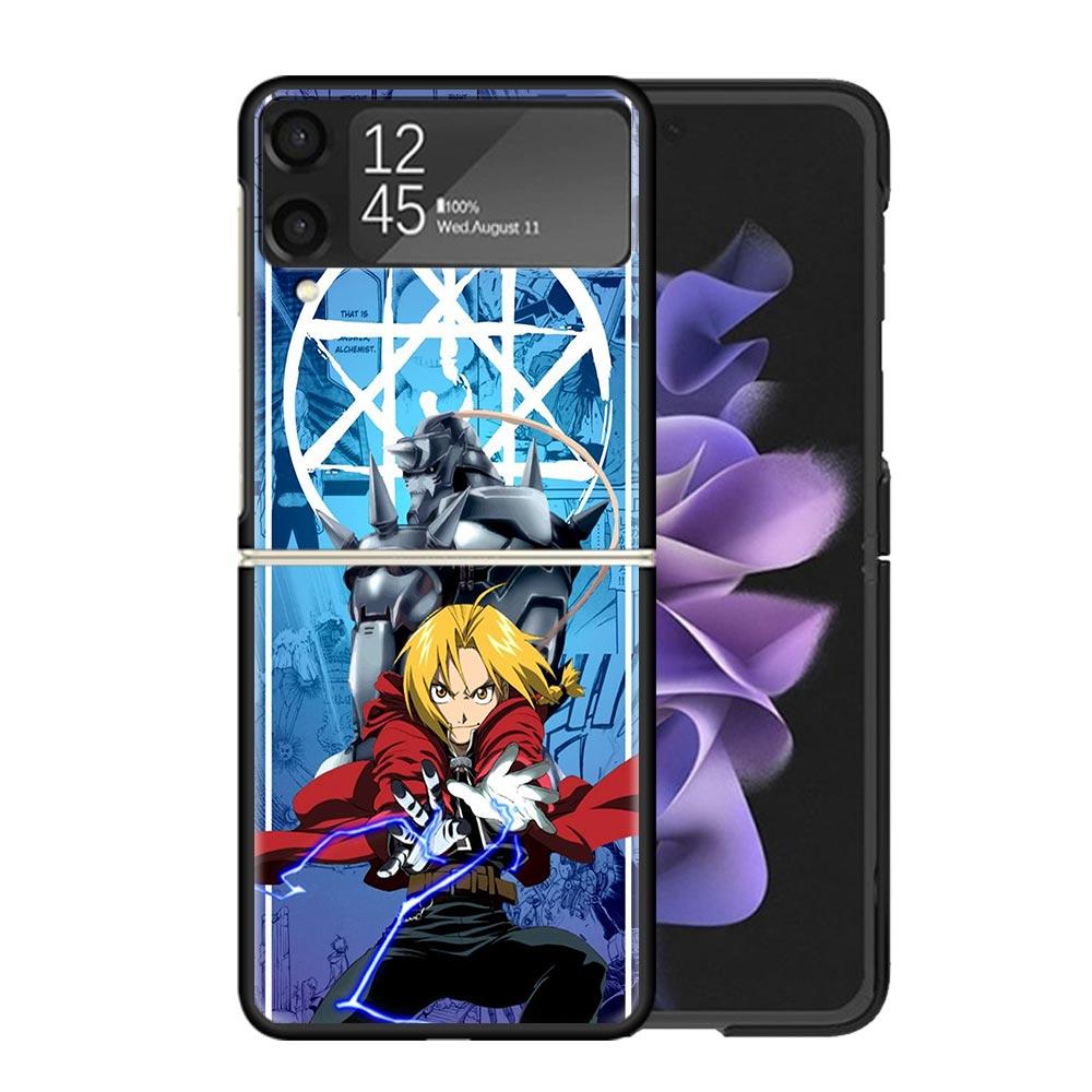 

Fullmetal Alchemist Anime Clear Phone Case For Samsung Z Flip 7 6 5 4 3 Galaxy ZFlip7 ZFlip6 ZFlip5 ZFlip4 ZFlip3 5G Print Cover Samsung Z Flip
