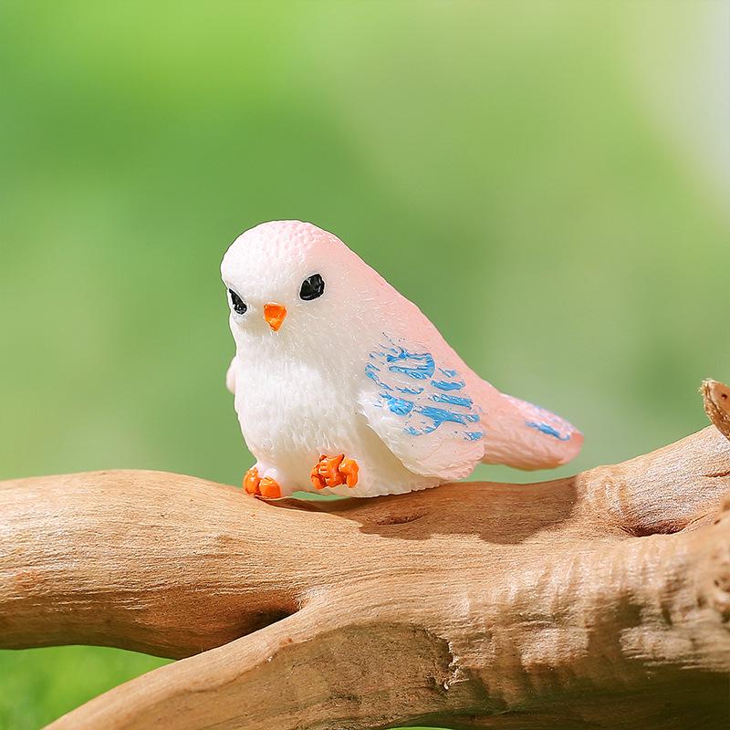 

Мох Микроландшафт Суккулентные Аксессуары: Милая мультяшная птичка, полимерная фигурка для садоводства