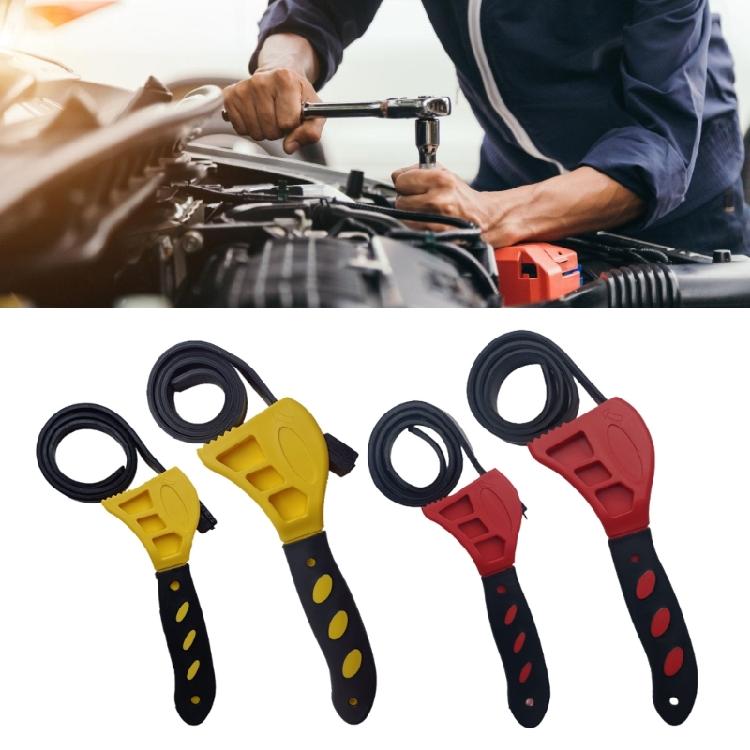 Efficient Belt Wrench Ergonomic Designs Oil Filter Removal Tool Multifunction Household Tool for Home & Professional Repairs