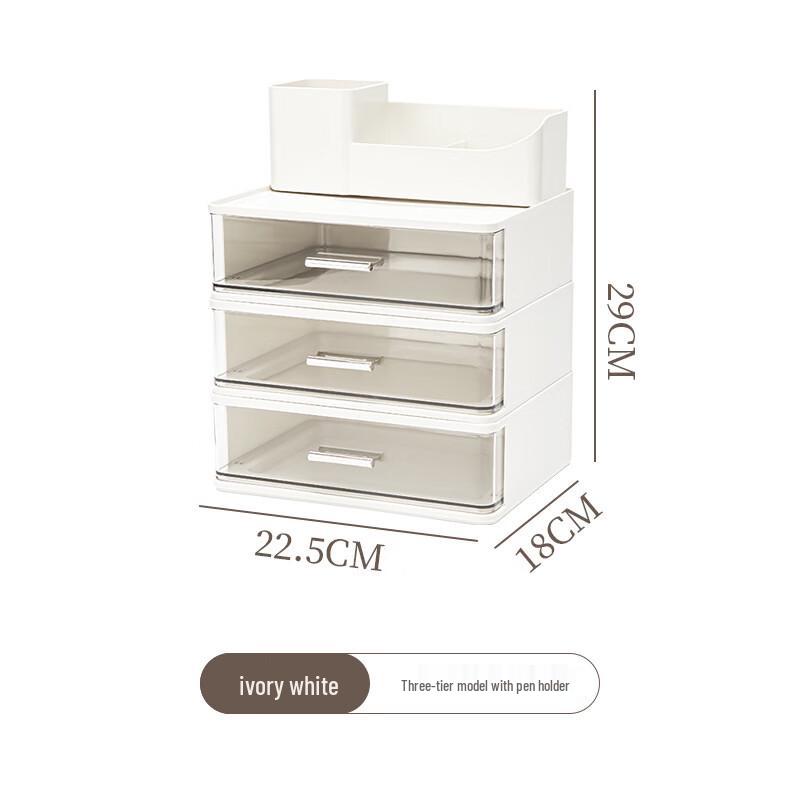 Weipelu Desktop Cosmetic Organizer with Drawers