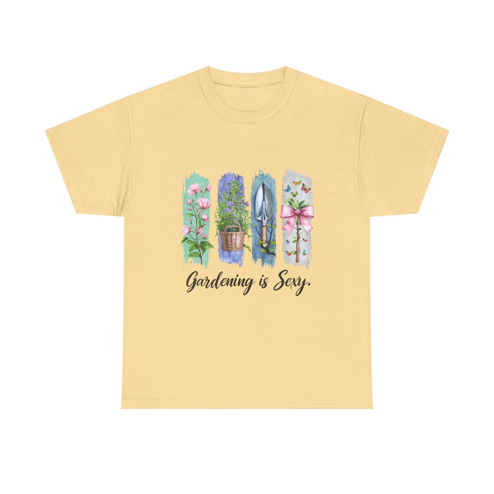 Gardening is Sexy Unisex Heavy Cotton Tee, Funny Gardening Shirt, Plant Lovers XL