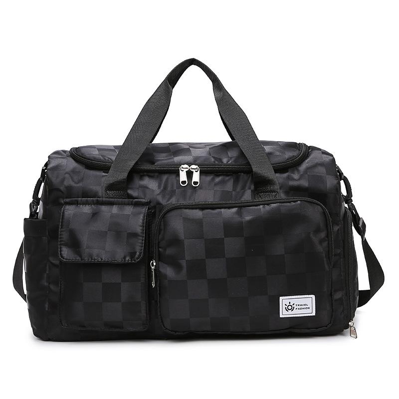 

Спортивная фитнес-сумка, ручная сумка для плавания и экскурсий One size чёрный