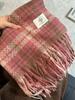 Autumn and winter fringed scarf women's season new imitation cashmere couple high-end versatile shawl student windproof warm scarf