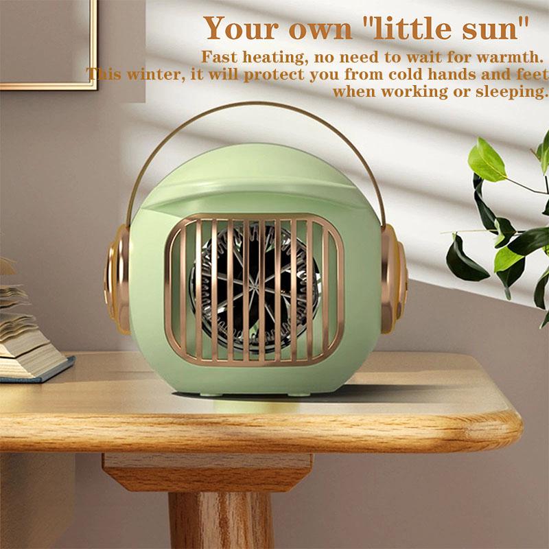 500W portable heater, household electric heating, warm air blower, energy-saving small indoor rapid heating warm air machine.