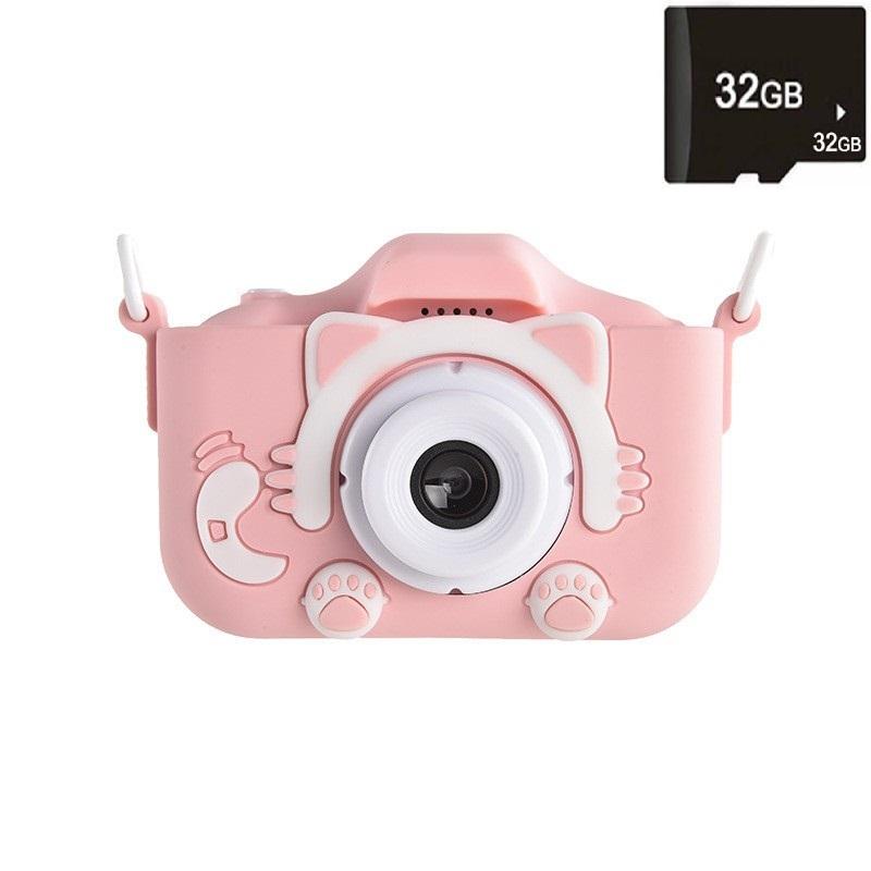 Mini X5S Children Camera Toys 2000W Pixel HD Cartoon Kids Digital Camera Cute Dual Cameras SLR Camera Kid Toy