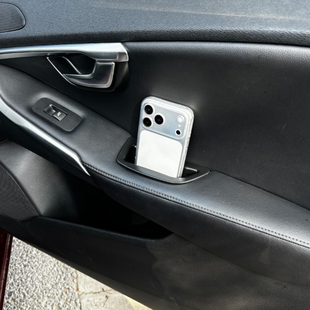 For Volvo V40 V40cc 2013-2018 Car Door Handle Container Holder Tray Storage Box Organizer Accessories