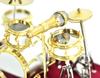 SUNRISE SOUND HOUSE Sunrise Sound House Miniature Musical Instrument Drum Set 1/18