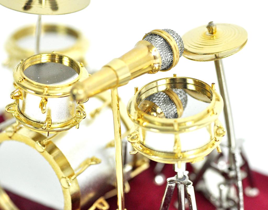 SUNRISE SOUND HOUSE Sunrise Sound House Miniature Musical Instrument Drum Set 1/18