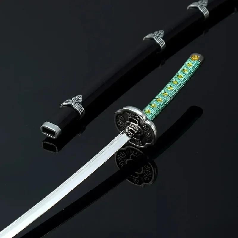Japanese Anime Games Peripheral 26cm Wedge Pill Katana Uncut Blade Weapon Model Metal Sword  Ornament Crafts Gifts Toys for Kids