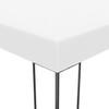 Garden Gazebo with LED String Lights 3x3 M White