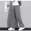 Ice Silk Pants Men's Summer Thin Quick-drying Sweatpants Sunscreen Summer Pants Loose Straight Trendy Brand Versatile Casual Trousers