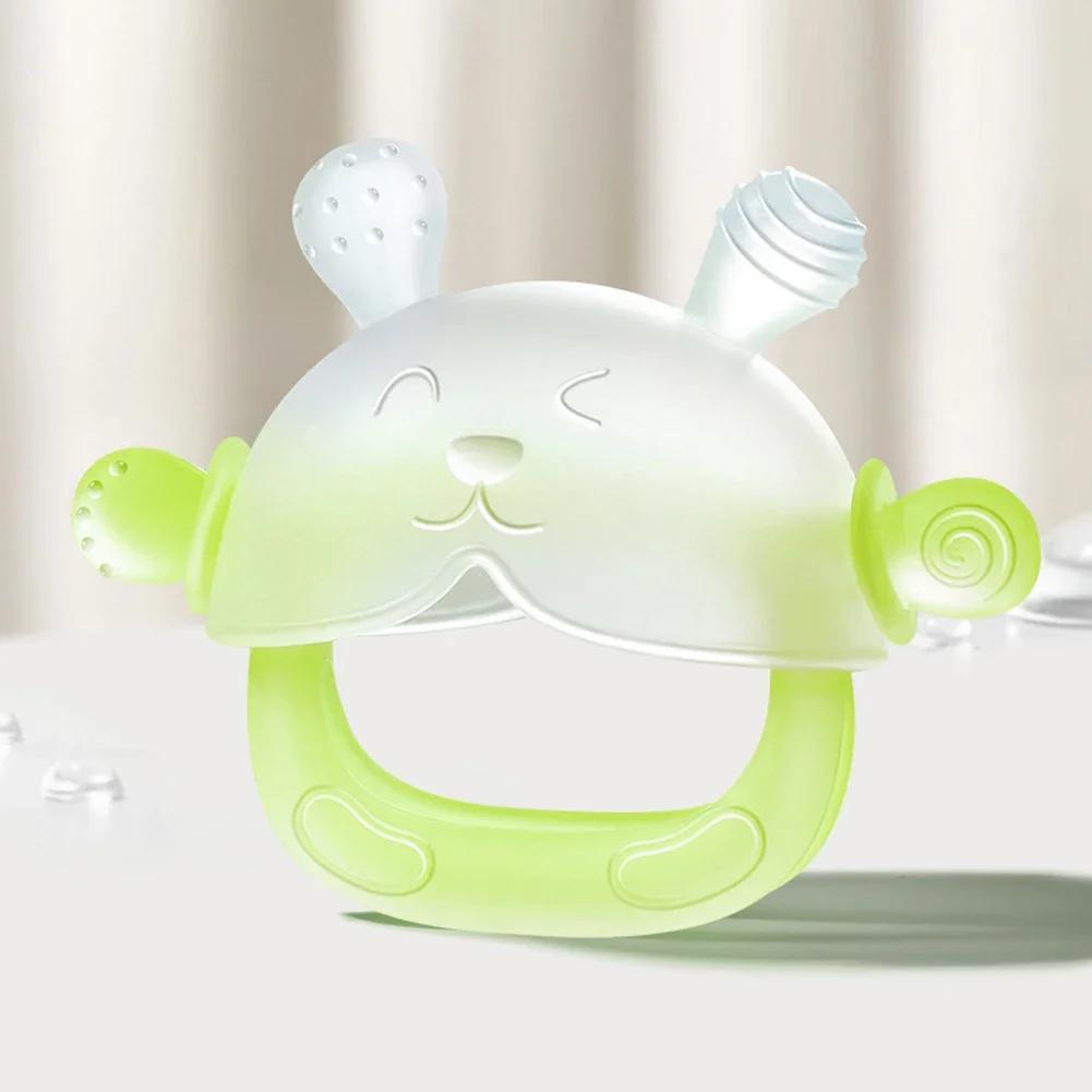 1Pcs BPA Free Silicone Anti Drop Wrist Hand Teether Dental Care Gums Anti-eating Baby Teether Gloves Hand Molar Baby Accessories