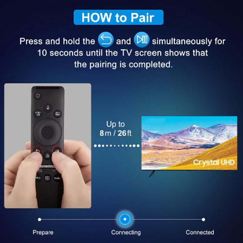 Universelle BN59 Ersatz-Sprachfernbedienung für Samsung Smart TV, Sprachkompatibel mit QLED LED LCD Modellen
