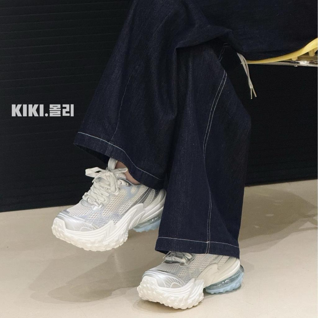 Papa-Schuhe Damen Mesh atmungsaktiv Durian-Plateau neu erhöhend vielseitig lässige Sportschuhe Tide