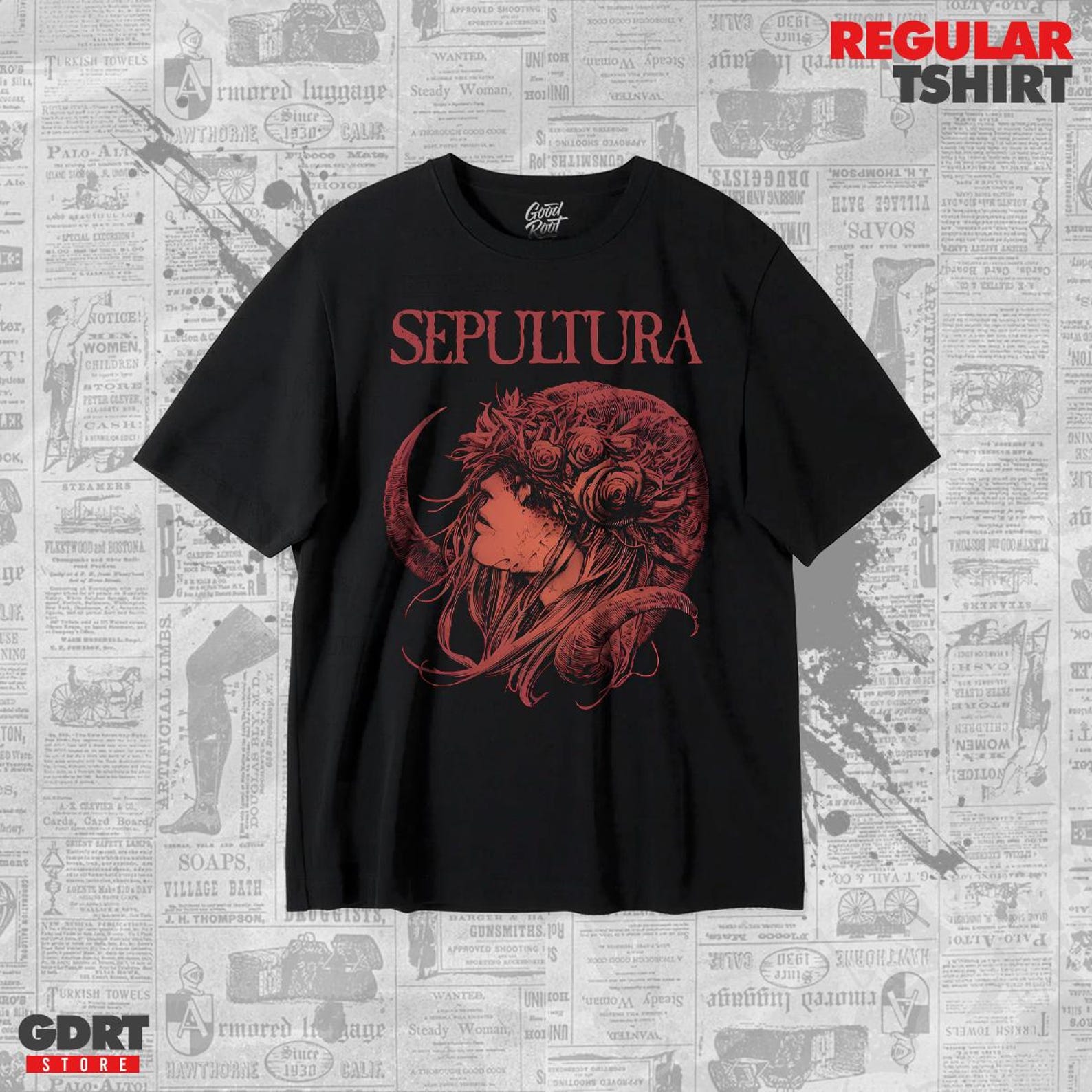 Sepultura T shirt - Under a Pale Grey Sky Albums - Unisex Heavy Shirt S