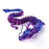 3D Printed Articulated Dragon Fish Tank Landscaping Chinese Long Flexible Ornament Toy Model Home Office Decoration Kids Gifts