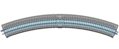 TOMIX N Gauge PC Rail with Viaduct HC391-45-PC (F) Set of 4 1875 Railway Model Supplies