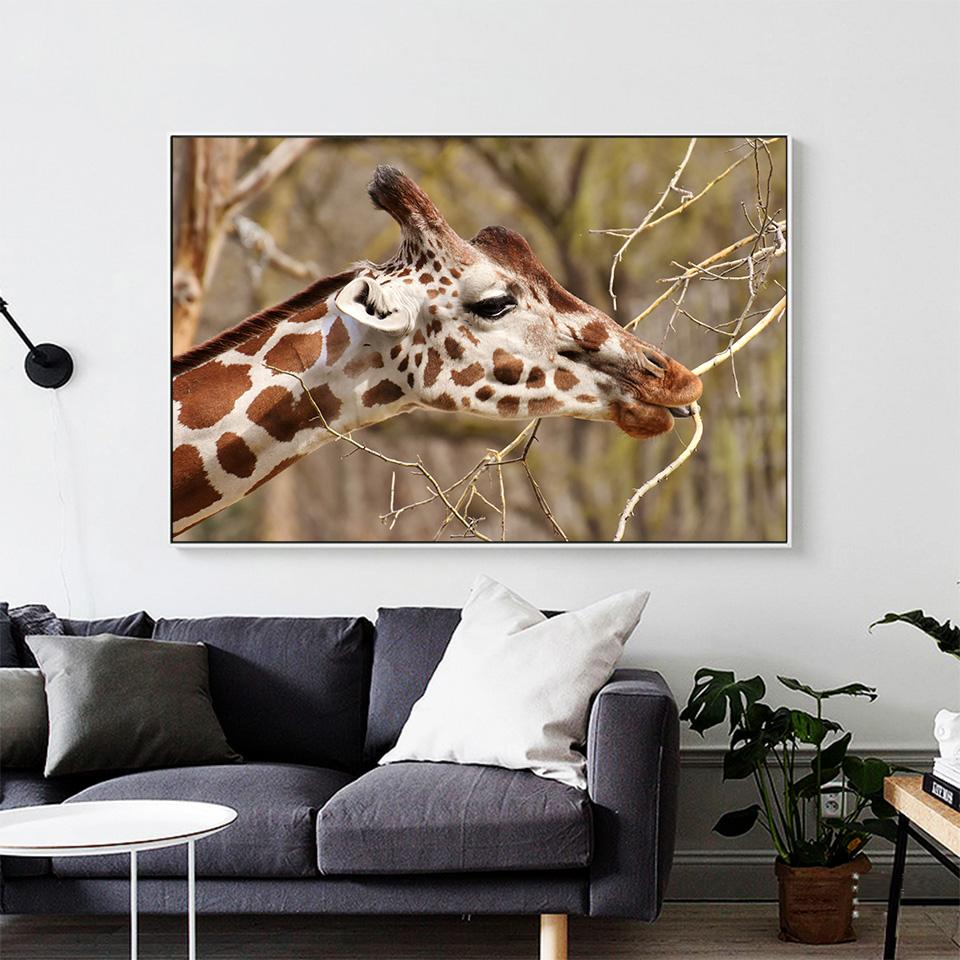Pictură cu Diamante 5D DIY Strass Imagini cu Animale Broderie Diamant Full Girafă Mozaic Kit Cusătură în Cruce Decor Acasă Cadouri