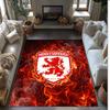 Tappeto Morbido per Pavimento Antiscivolo Decorazione Sportiva Middlesbrough FC Calcio Calcio Pattern per Camera da Letto