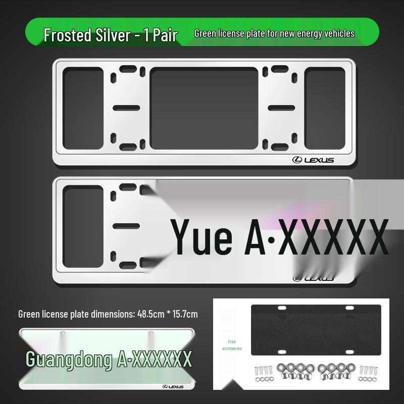 Lexus Kennzeichenhalter Kompatibel mit ES260, RX300, HLS200, UX, NX Modellen