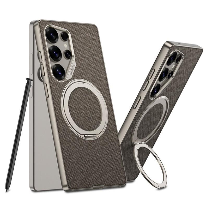 Magnetic Magsafe Anti-Fall Leather Case for Samsung S25 Ultra