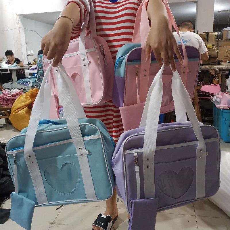 Borsa Tote in Tela JK: Borsa a tracolla versatile a spalla singola per studenti e fan di COS Anime - Ideale per il pendolarismo e i laptop
