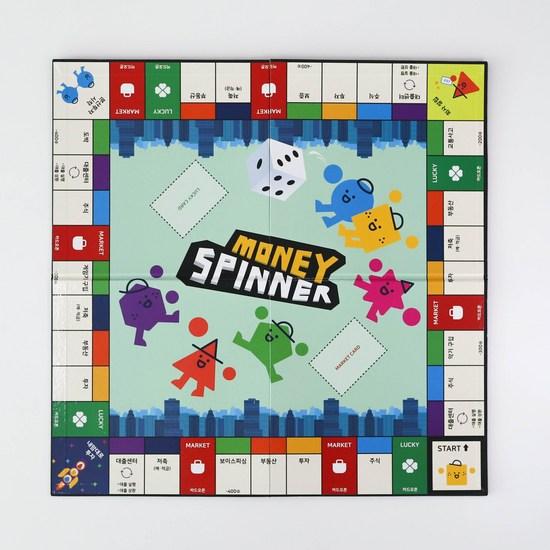 Finance and economy board game Money Spinner Family game Elementary school social and economic teaching aids Blue Marble, popular Korean game