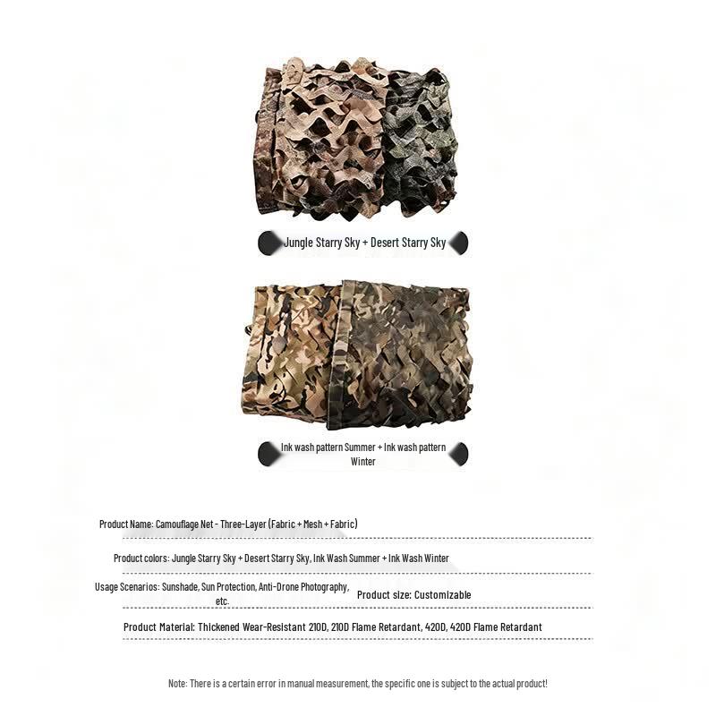 Shouli Ares 3-Layer Anti-Drone Camouflage Net