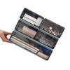Transparent Multi-Grid Desk Organizer & Cosmetic Storage Drawer