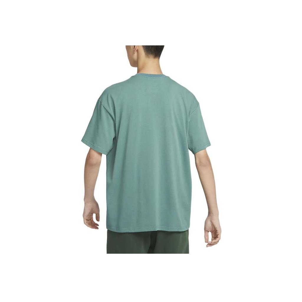Nike Sportbekleidung Logo Muster Lässiges Rundhals Kurzarm T-Shirt Herren Oberteile Küstenblau FV3759361