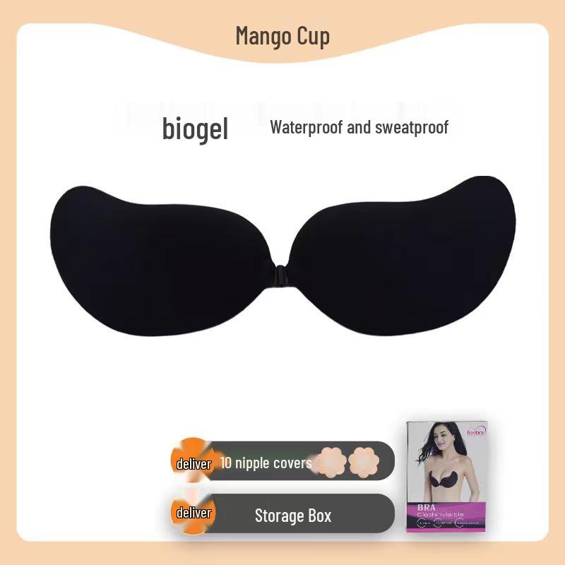 Summer Seamless Invisible Mango Nipple Covers: Lift & Gather for Women’s Halter Wedding Dresses