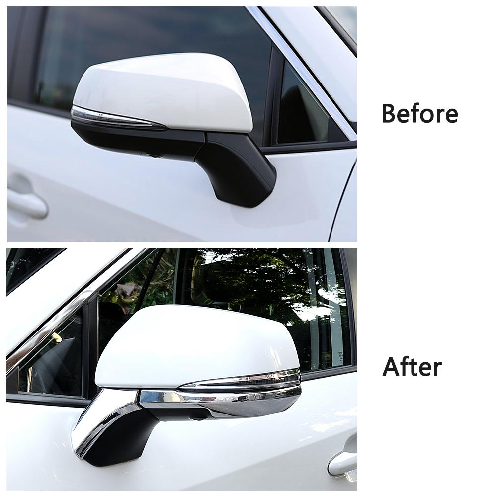 For Toyota Rav 4 Rav4 5 Gen 2019-2024 Car Exterior Accessories Modification Chrome Color Change Modify Trim Frame Cover Sticker