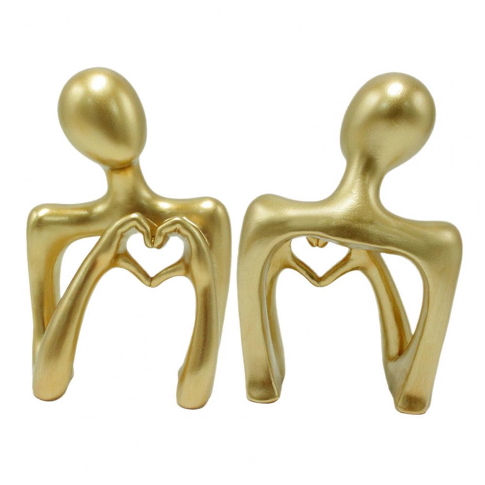 Abstract Man Ornament Love Heat Gesture Man Statue Abstract Man Statue Nordic Love Heat Gesture Figurine Sculpture