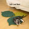 Four Seasons Leaf-Shaped Cotton Pet Mat - Thickened Cat Bed & Dog Crate Pad